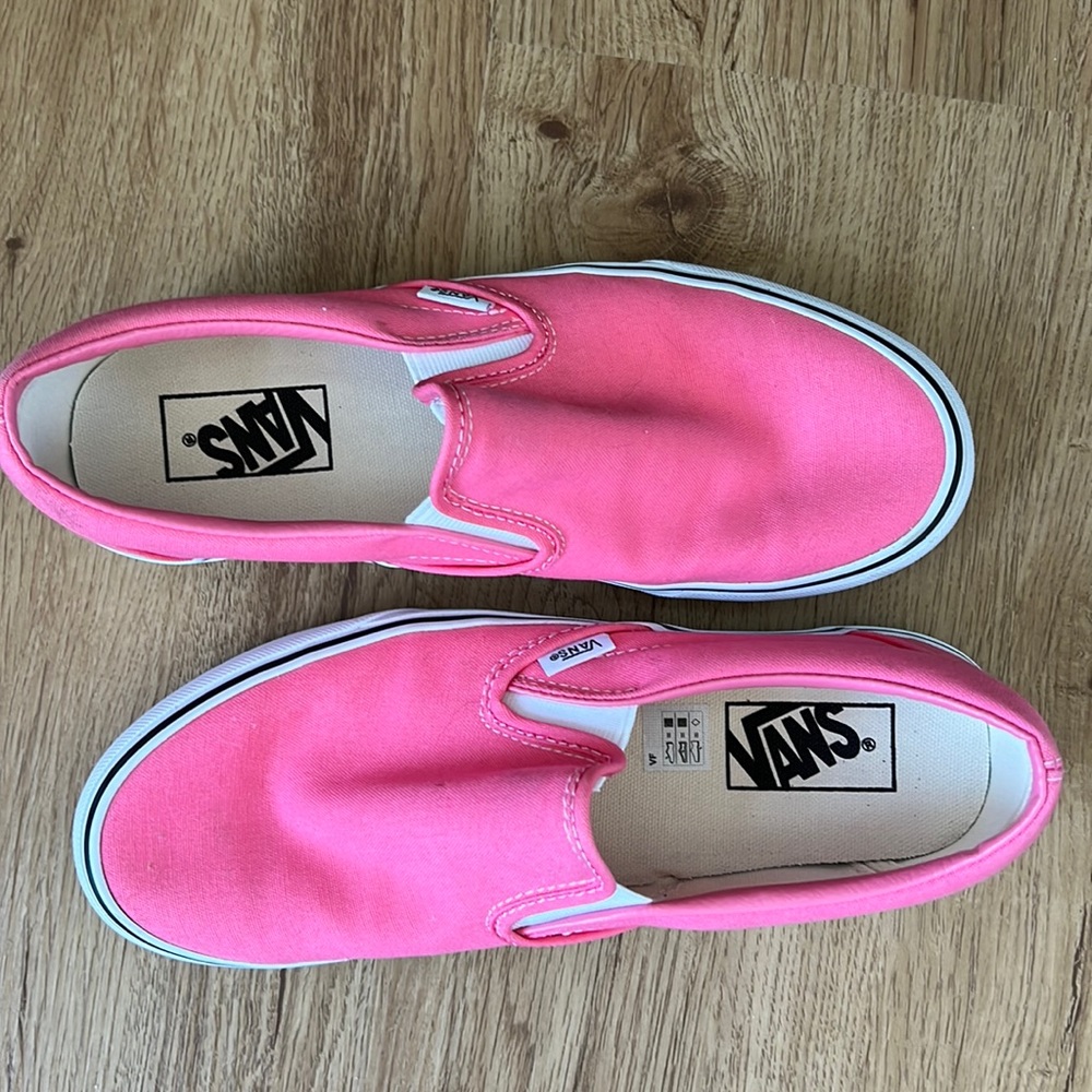 Hot pink Vans-gently used